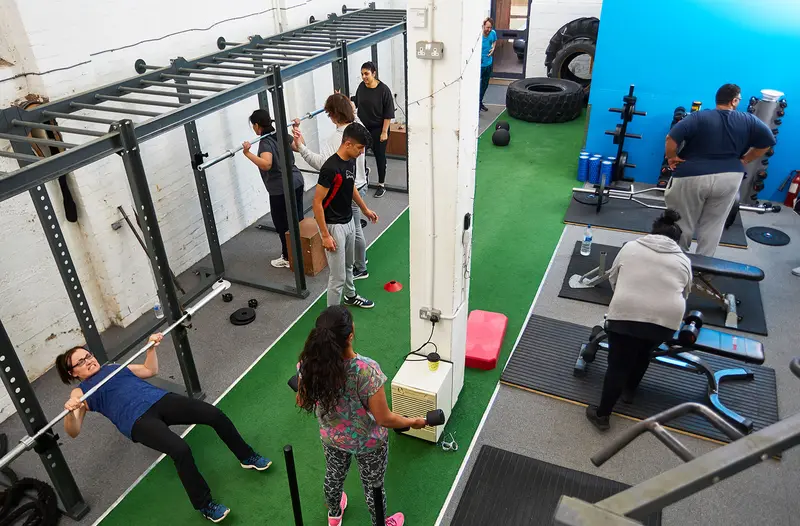 Inside the Transformation Fit studio on Heanor Street